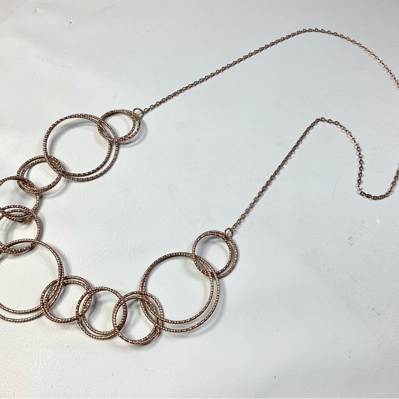 Rose Gold Sterling Vermeil 925 Italy Necklace 18” - Picture 2 of 7